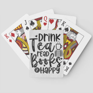 Leader Cadeauteam Drink Tea-lezen Boeken zijn gelu Pokerkaarten