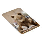 Leader Gift Beer en Rabbit Read Books Magneet (Rechterzijde)