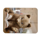 Leader Gift Beer en Rabbit Read Books Magneet (Horizontaal)