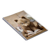 Leader Gift Beer en Rabbit Read Books Notitieboek (Rechterzijde)