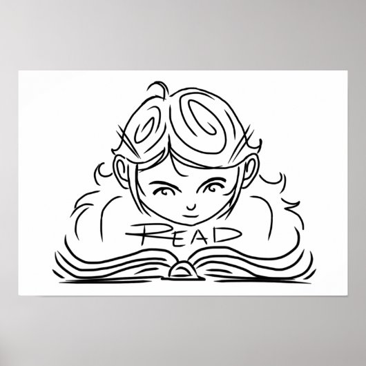 Leader Girl-Poster Poster (Voorkant)