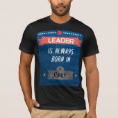 Leader Mannen douanekleding T-shirt (Voorkant)