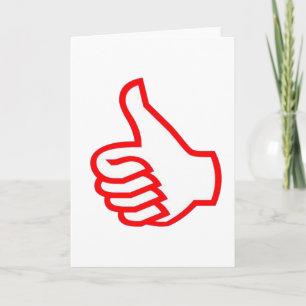 Leader MOTIVATIONAL Tools: THUMBSUP Feestdagen Kaart