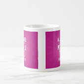 Leader mug - pink with quote koffiemok (Center)