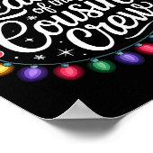 Leader Of The Cousin Crew Xmas Lights Red Plaid Sa Poster (Hoek)