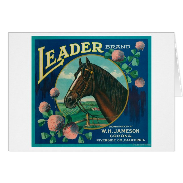 Leader Oranje LabelCorona, CA (Voorkant Horizontaal)