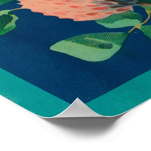 Leader Oranje LabelCorona, CA Poster (Hoek)