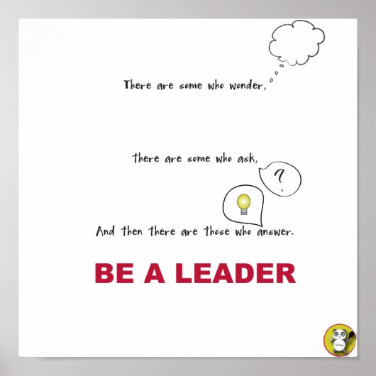 LEADER-Poster Poster (Voorkant)