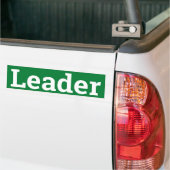 Leader-teken/sticker/MAGNET Bumpersticker (Op Truck)