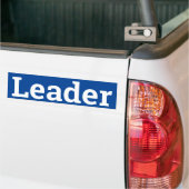 Leader-teken/sticker/MAGNET Bumpersticker (Op Truck)