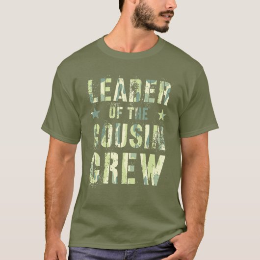 LEADER VAN DE COUSIN CREW Funny Camo Summer Vacati T-shirt (Voorkant)