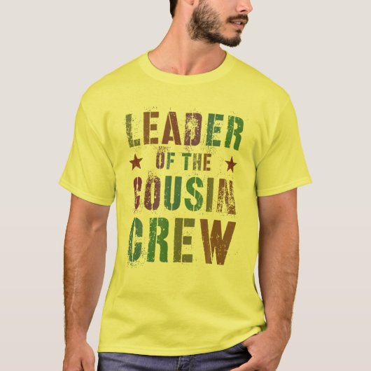 LEADER VAN HET COUSIN CREW Funny Aunt T-shirt (Voorkant)