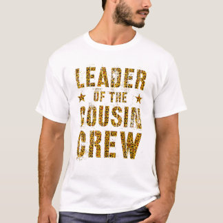 LEADER VAN HET COUSIN CREW LEopard Print Funny Gra T-shirt