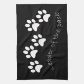 Leader van het Hondenliefhebber van verpakking Theedoek (Verticaal)