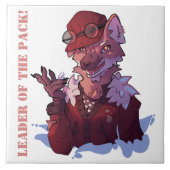 Leader wolf tegeltje (Voorkant)