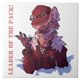 Leader wolf tegeltje