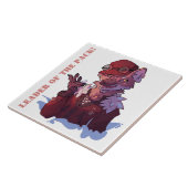 Leader wolf tegeltje (Zijkant)