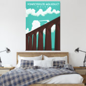 Leaderfoot Viaduct Scotland reisposter Canvas P (Insitu (Slaapkamer))