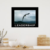 LEADERSCHAP ~ Flying Bald Eagle Motivatie Poster (Keuken)