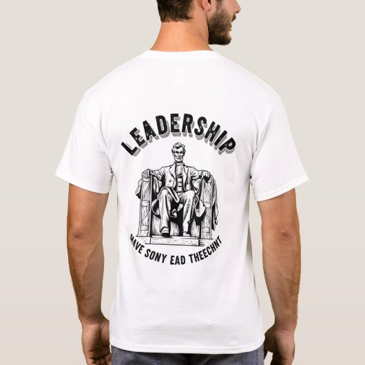 Leadership in USA Presidents T-Shirt – Patriotic A (Achterkant)