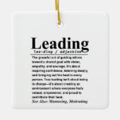 Leadership Keramisch Ornament (Voorkant)