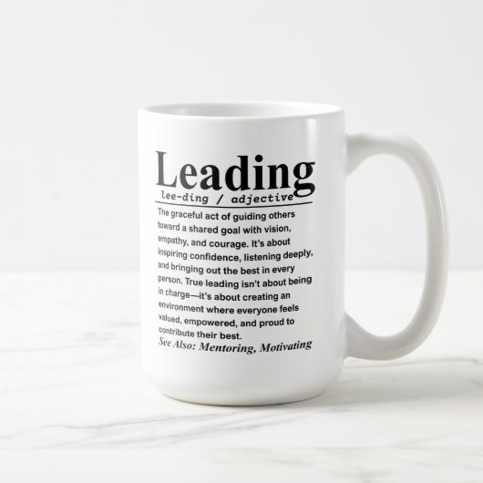 Leadership Koffiemok (Rechts)