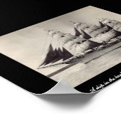 LEADERSHIP Motivatie Sail Ship Print (Hoek)