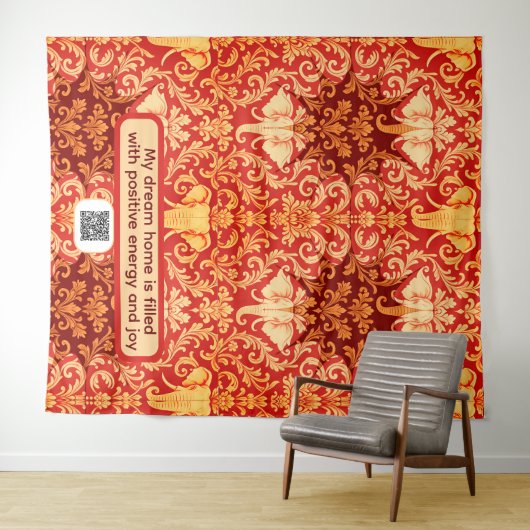 Leadership & Protection: The Enduring Elephant Sym Wandkleed (In Situ (horizontaal))