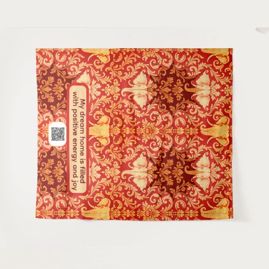 Leadership & Protection: The Enduring Elephant Sym Wandkleed (Voorkant (horizontaal))