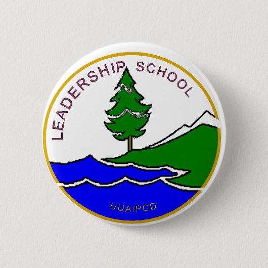 Leadership School Pin Ronde Button 5,7 Cm (Voorkant)