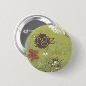 Leadervriendinnetknop, Justina Chen Headley Ronde Button 5,7 Cm (Voorkant /achterkant)