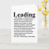 Leading Kaart (Gele Bloem)