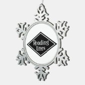 Leading Railroad Company Logo Pewter Ornament (Rechts)