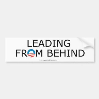 Leading van achter Bumperstickers