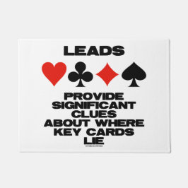 Leads bieden belangrijke clusters over sleutelkaar deurmat