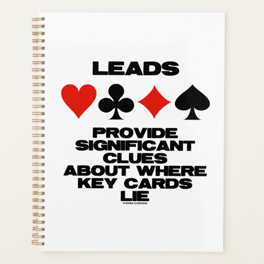 Leads bieden belangrijke clusters over sleutelkaar planner (Voorkant)