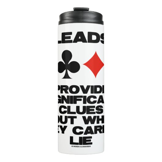 Leads bieden belangrijke clusters over sleutelkaar thermosbeker (Voorkant)