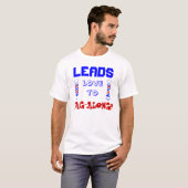 Leads T-shirt (Voorkant volledig)