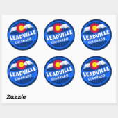 Leadville Colorado berg burst sticker (Vel)