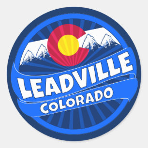 Leadville Colorado berg burst sticker