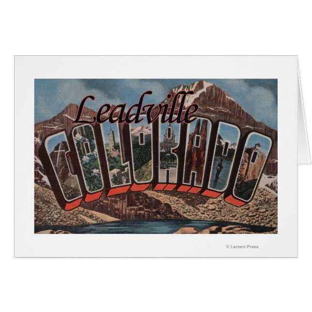 Leadville, Colorado - grote letterscènes (Voorkant Horizontaal)