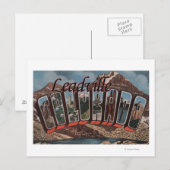 Leadville, Colorado - grote letterscènes Briefkaart (Voorkant / Achterkant)