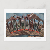 Leadville, Colorado - grote letterscènes Briefkaart (Voorkant)