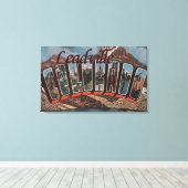 Leadville, Colorado - grote letterscènes Canvas Afdruk (Insitu (Houten vloer))