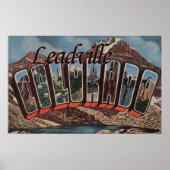 Leadville, Colorado - grote letterscènes Poster (Voorkant)