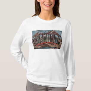 Leadville, Colorado - grote letterscènes T-shirt