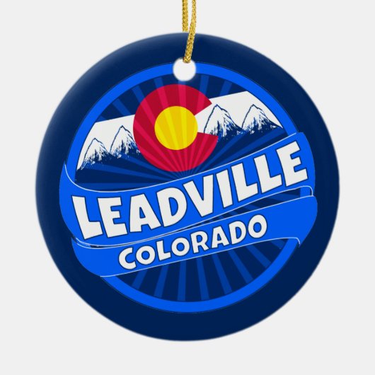 Leadville Colorado ornament verbrand (Voorkant)