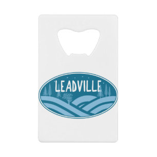 Leadville Colorado Outdoor Creditkaart Flessenopener