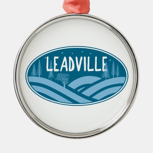 Leadville Colorado Outdoor Metalen Ornament (Voorkant)