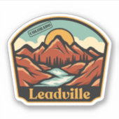 Leadville, Colorado Sticker (Voorkant)